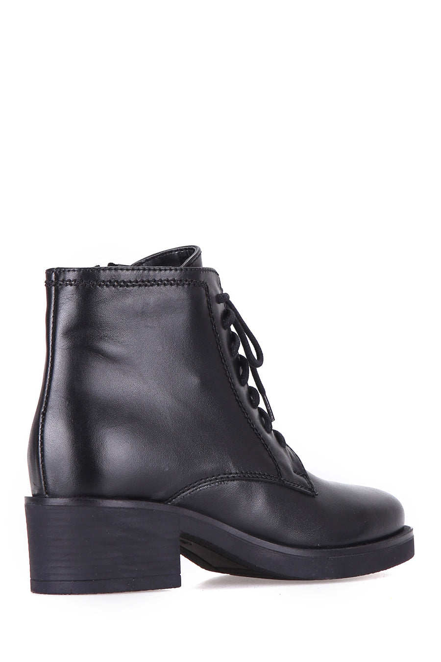 Lace-Up Women's Leather Boots
