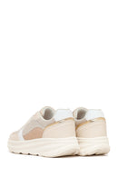 Women's Beige Lace-Up Chunky Sole Sneakers | Derimod