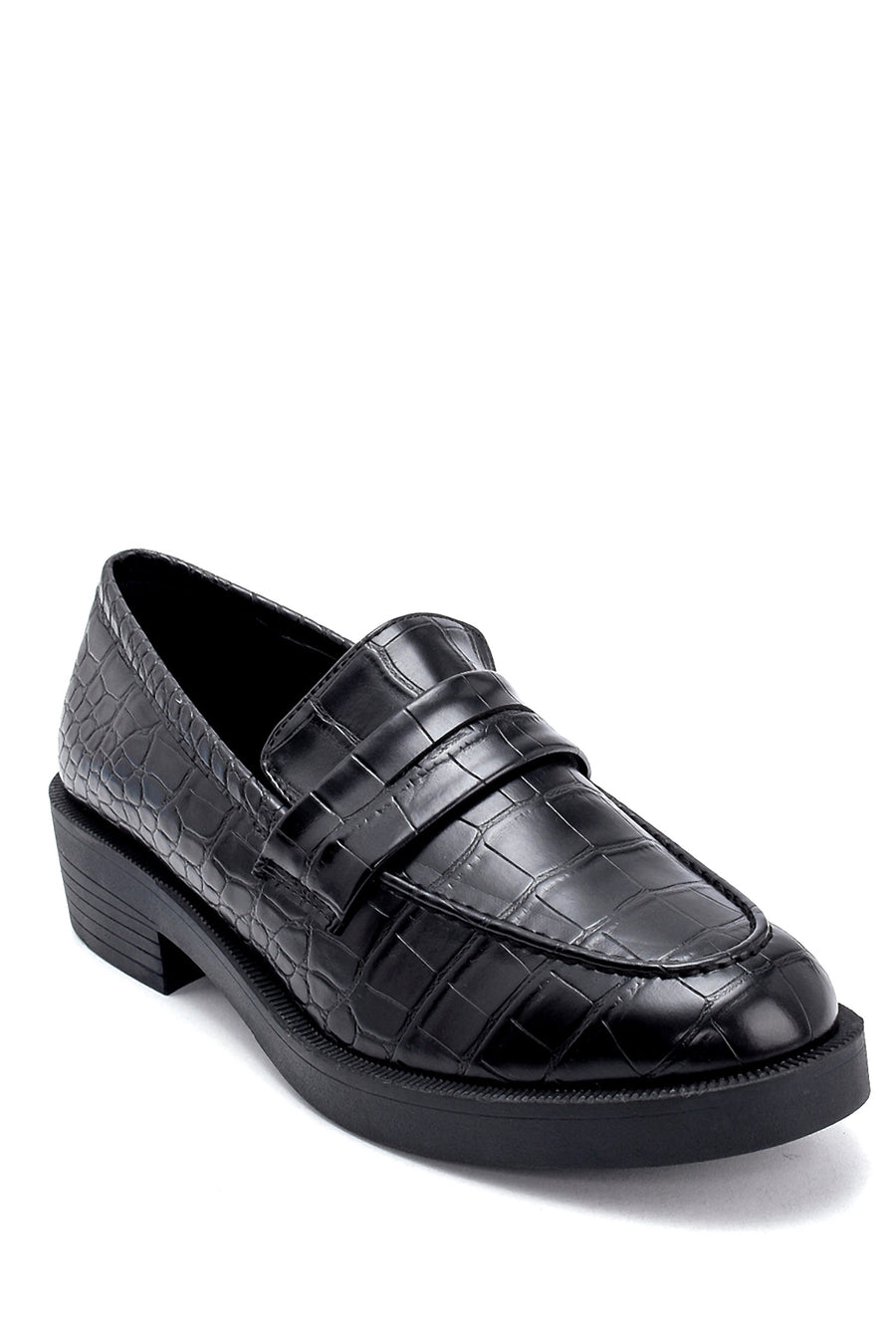 Women's Crocodile Patterned Loafer