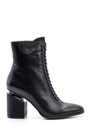 Women's Heeled Leather Boots | Derimod