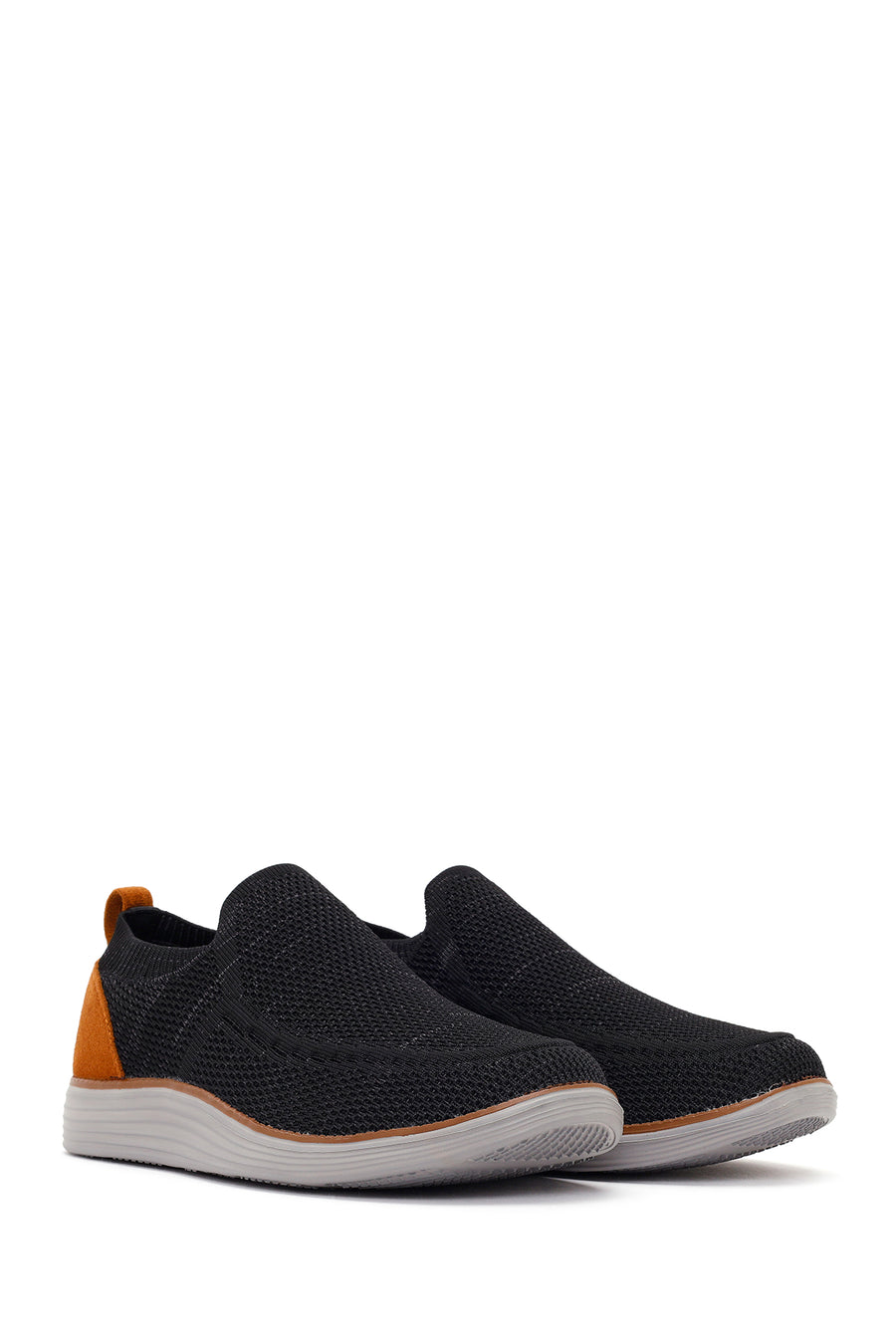 Derimod Zero Men's Black Thick Soled Fabric Sneaker