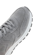 Women's Anthracite Lace-Up Suede Leather Sneakers | Derimod