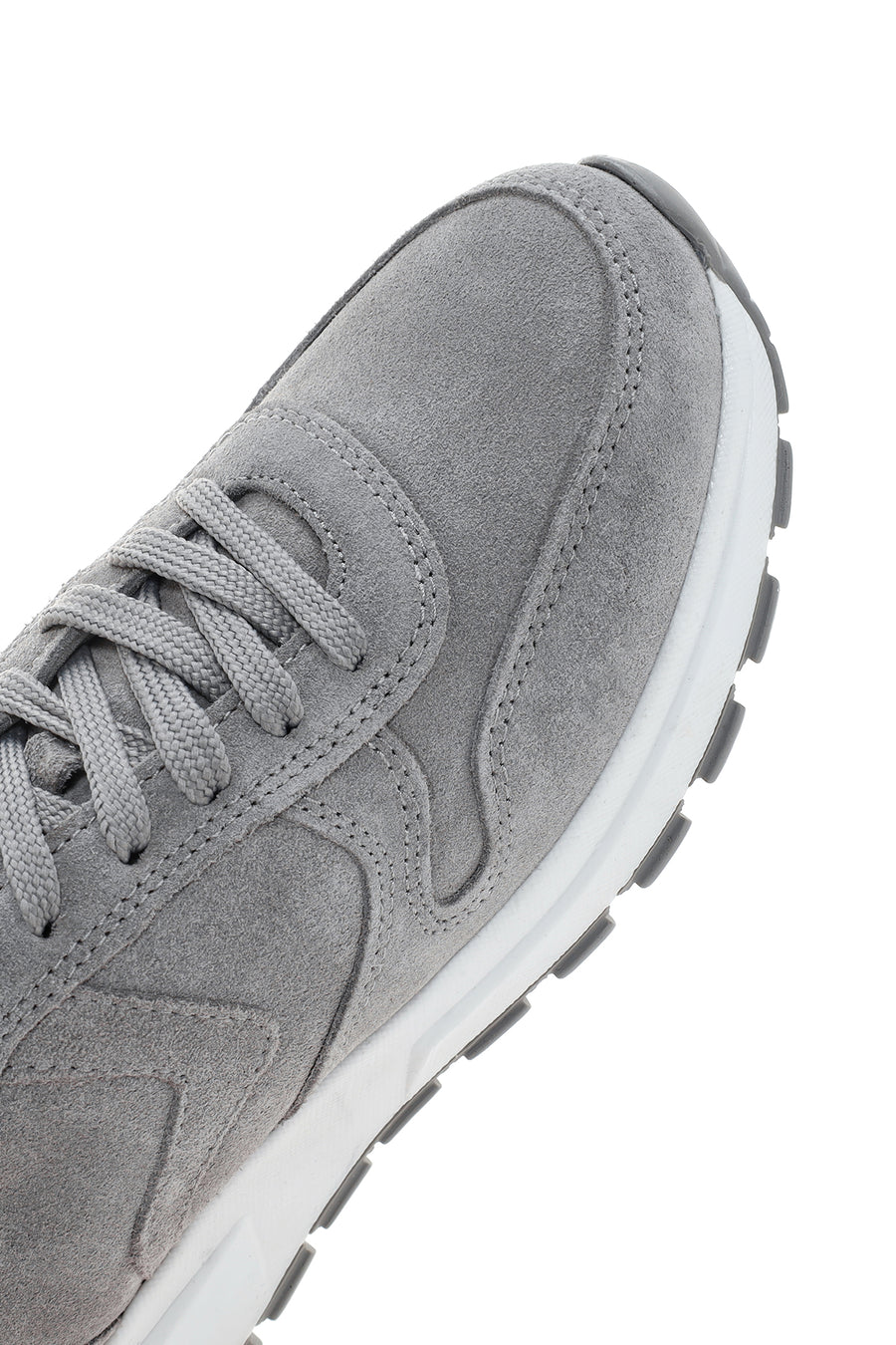 Kadın Antrasit Bağcıklı Süet Deri Sneaker