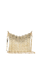 Women's Gold Metal Crossbody Bag | Derimod