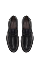 Erkek Siyah Tokalı Deri Klasik Loafer | Derimod