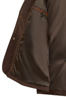 Rodrygo Men's Brown Blazer Suede Leather Jacket | Derimod