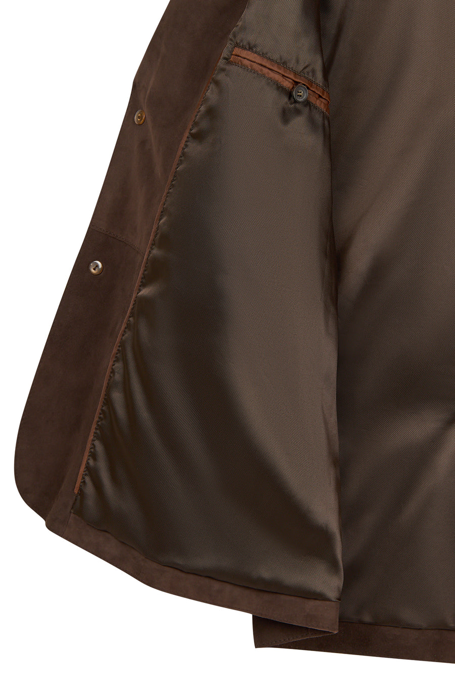 Rodrygo Men's Brown Blazer Suede Leather Jacket