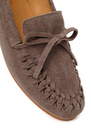 Woman Mink Suede Loafer | Derimod