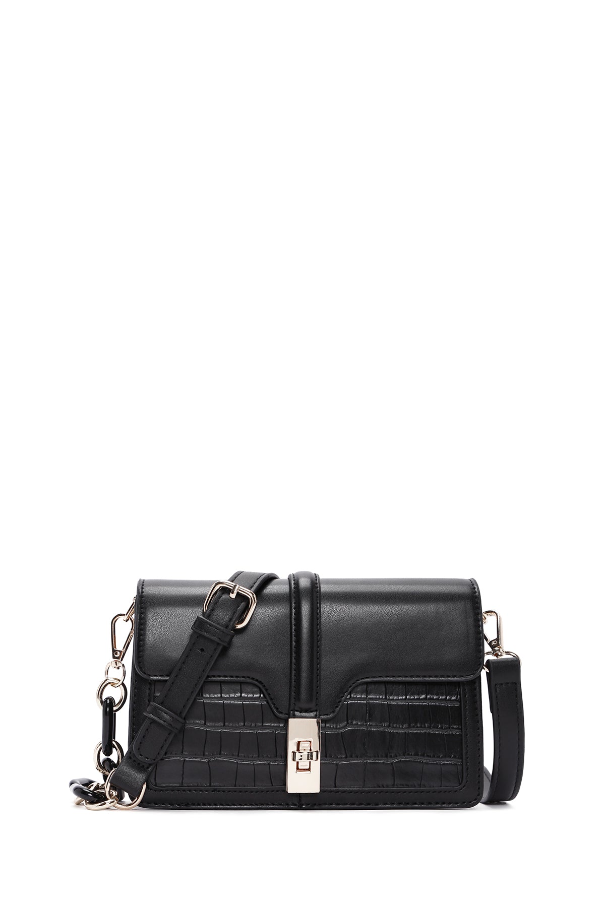 Women's Black Long Strap Shoulder Bag 23WBD264014 | Derimod