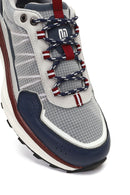 Derimod Studio Men's Navy Blue Lace-Up Thick-Soled Sneaker | Derimod