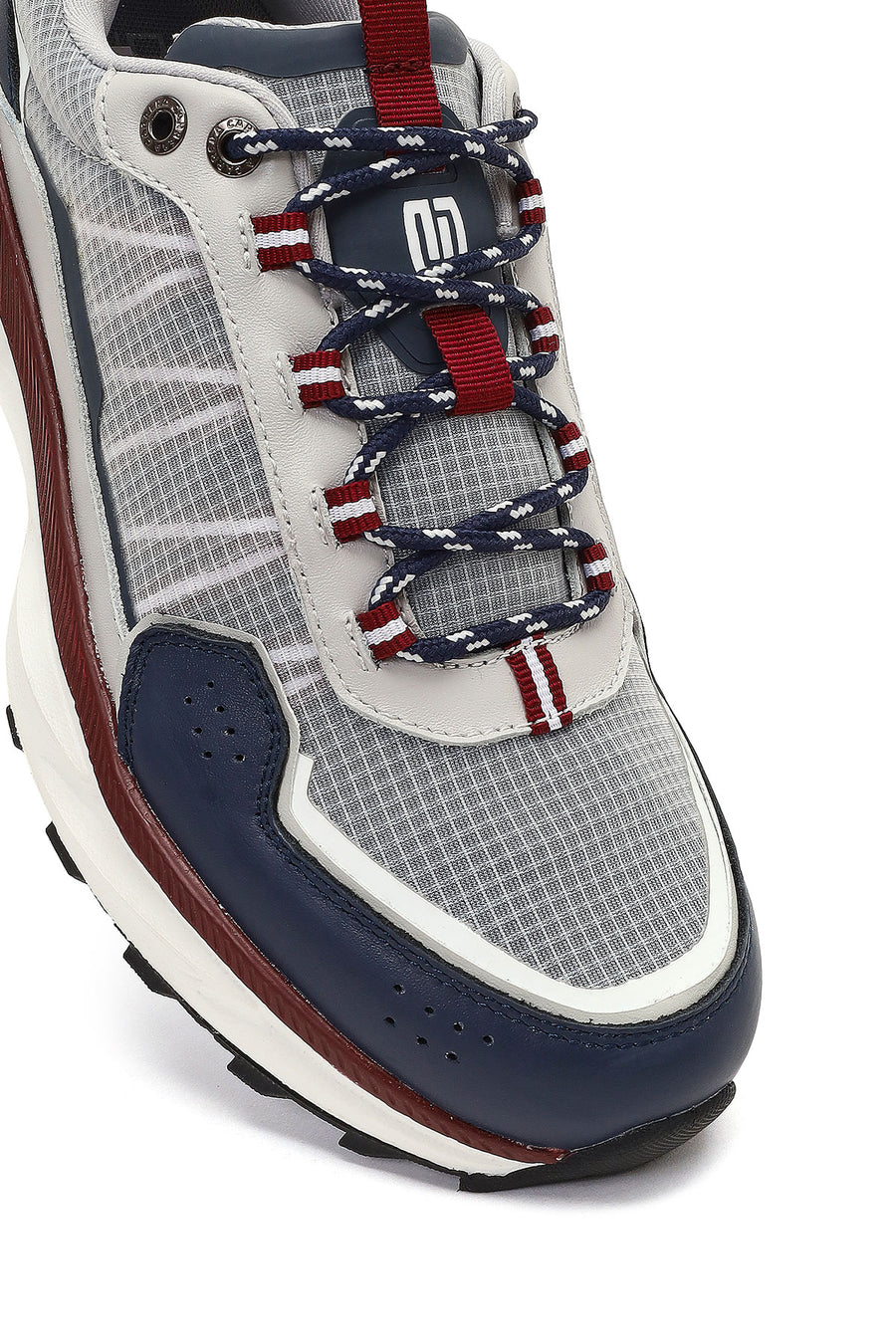 Derimod Studio Men's Navy Blue Lace-Up Thick-Soled Sneaker