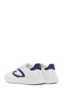 Alberto Guardiani Men's White New Era Lace-Up Leather Sneakers | Derimod