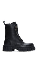 Women's Black Leather Boots | Derimod