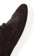 Men's Brown Suede Leather Casual Shoes | Derimod