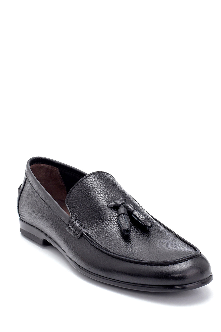 Erkek Deri Püskül Detaylı Loafer