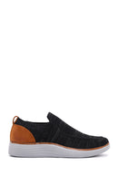 Men's Black Thick Soled Sneaker | Derimod