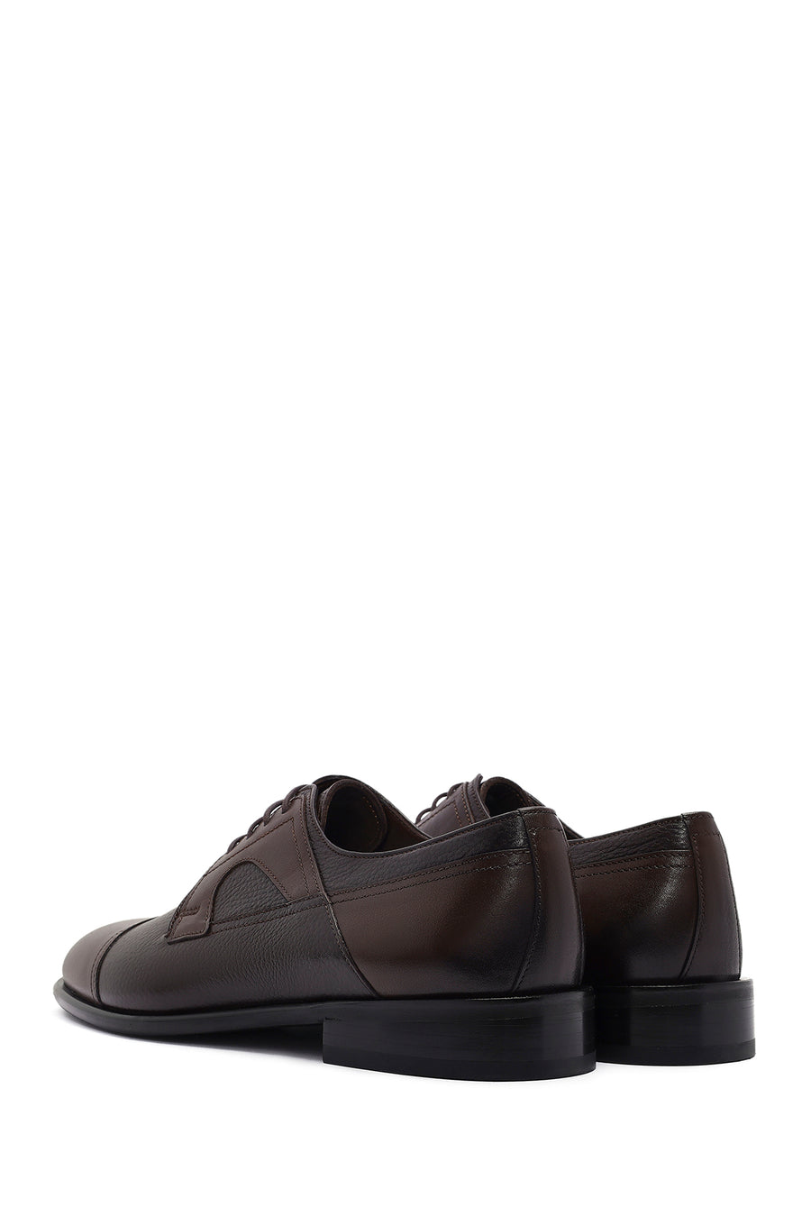 Men's Brown Laced Leather Classic Shoes