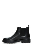 Men's Black Leather Boots | Derimod