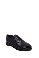 Male Black Lace-Up Leather Casual Shoes | Derimod