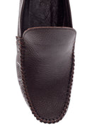 Erkek Kahverengi Deri Casual Loafer | Derimod