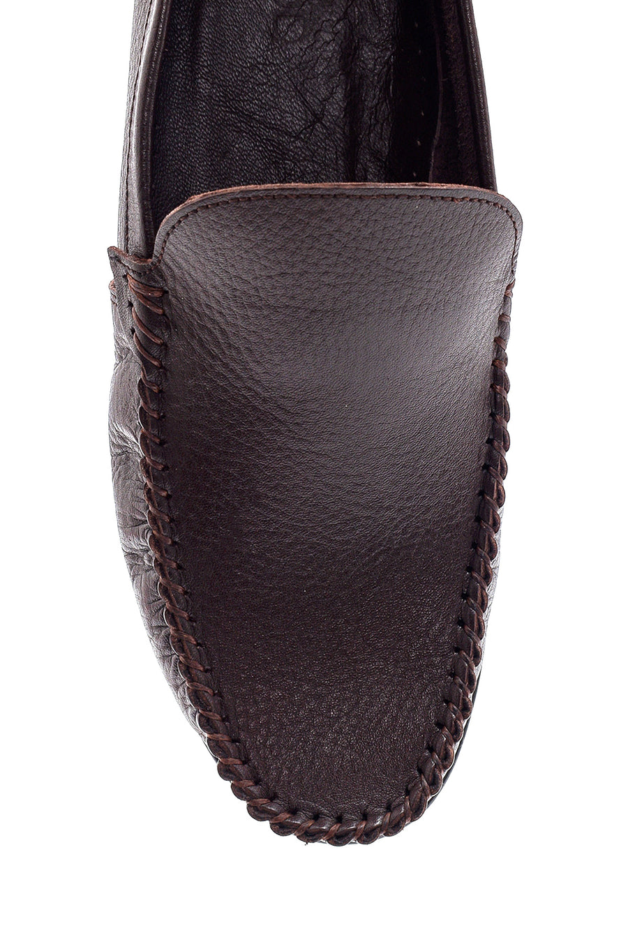 Erkek Kahverengi Deri Casual Loafer