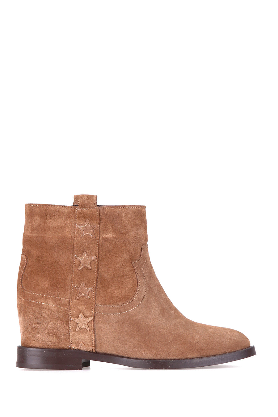 Wedge Heeled Women's Suede Boots