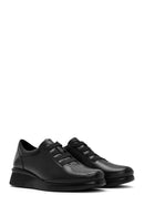 Women's Black Leather Comfort Shoes | Derimod