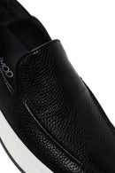 Men's Black Leather Casual Loafer | Derimod