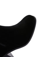 Women's Black Zippered Thick Heel Suede Leather Boots | Derimod