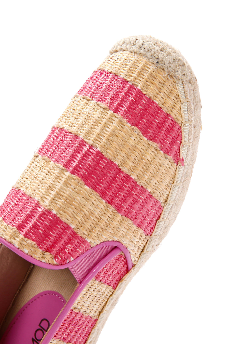 Kadın Pembe Hasır Espadril