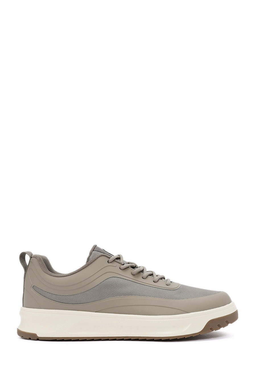 ACBC x Derimod Erkek Vizon Bağcıklı Sneaker 25SFD78016F | Derimod