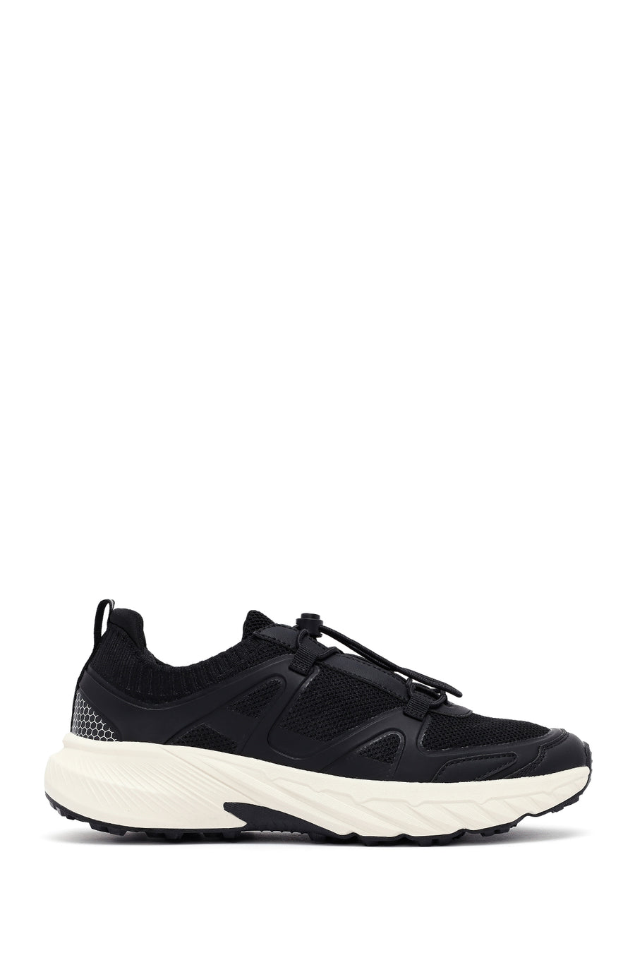 ACBC x Derimod Erkek Siyah Bağcıklı Kalın Tabanlı Kumaş Sneaker 25SFD78056F | Derimod