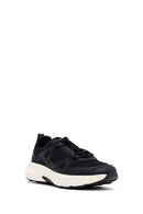 ACBC x Derimod Erkek Siyah Bağcıklı Kalın Tabanlı Kumaş Sneaker | Derimod