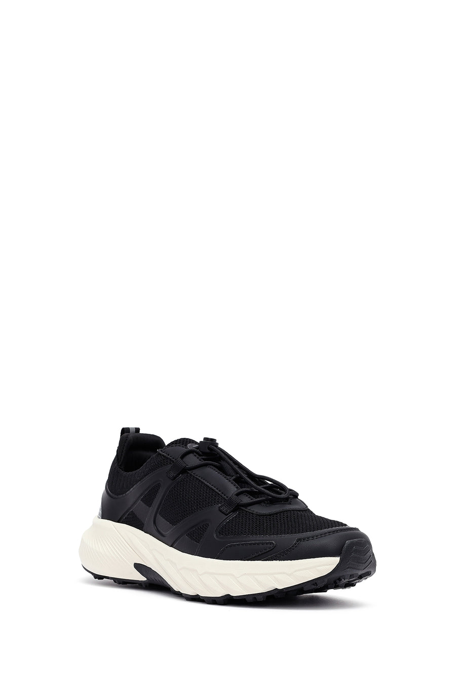 ACBC x Derimod Erkek Siyah Bağcıklı Kalın Tabanlı Kumaş Sneaker