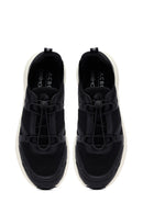 ACBC x Derimod Erkek Siyah Bağcıklı Kalın Tabanlı Kumaş Sneaker | Derimod