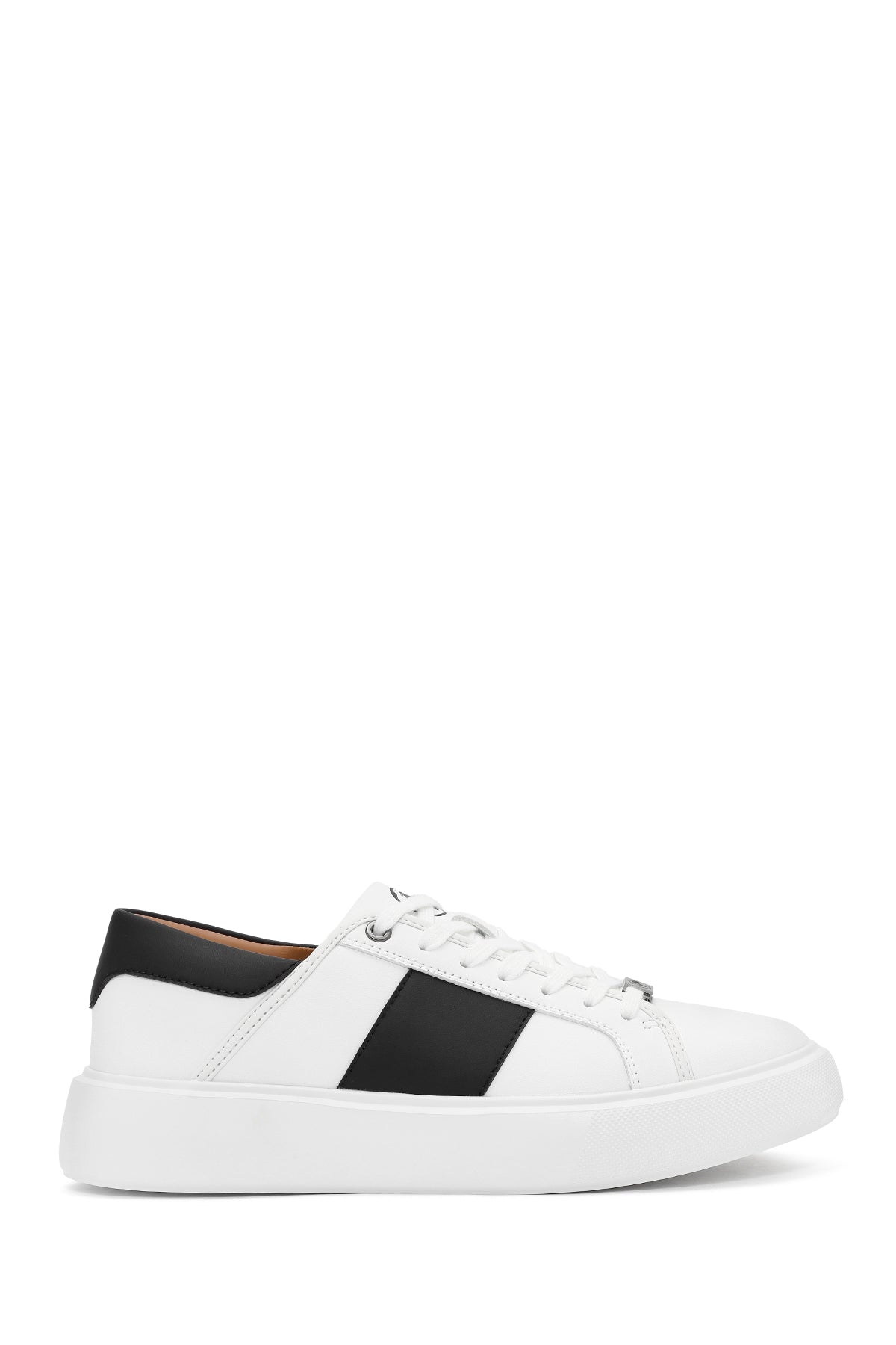 ACBC x Derimod Men's White Lace-Up Sneakers 25SFD780018 | Derimod