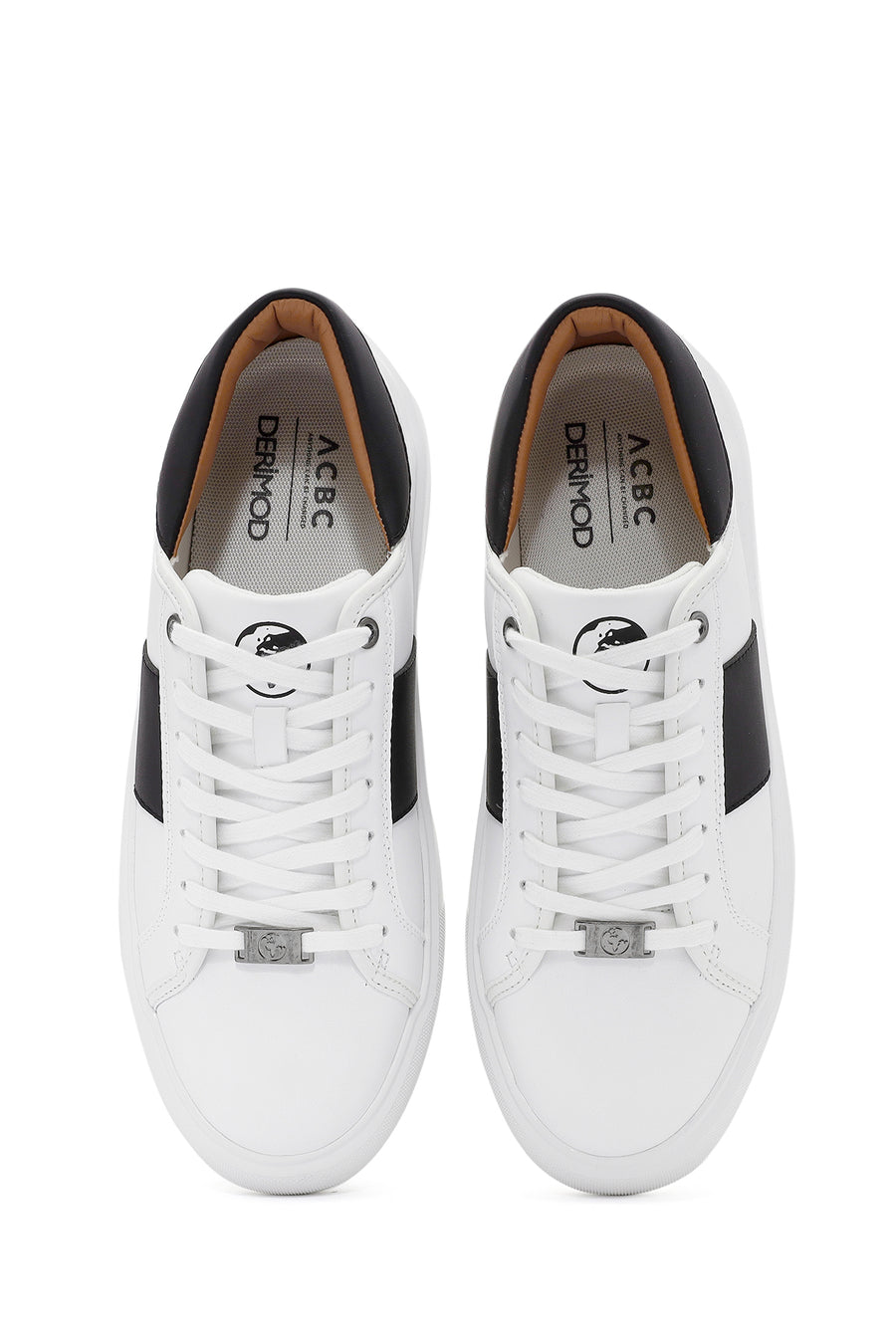 ACBC x Derimod Erkek Beyaz Bağcıklı Sneaker