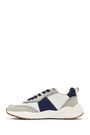 ACBC x DERİMOD Erkek Bej Bağcıklı Kalın Tabanlı Sneaker | Derimod