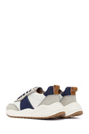 ACBC x DERİMOD Erkek Bej Bağcıklı Kalın Tabanlı Sneaker | Derimod