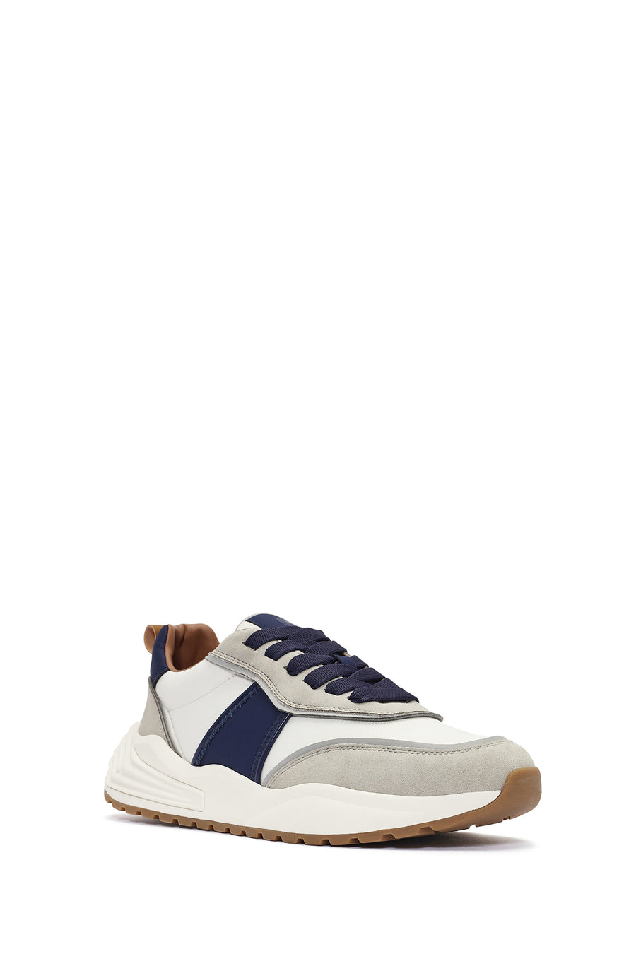 ACBC x DERİMOD Erkek Bej Bağcıklı Kalın Tabanlı Sneaker
