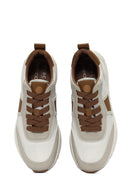 ACBC x DERİMOD Men's Brown Laced Thick Soled Sneaker | Derimod