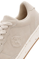 ACBC x Derimod Men's Beige Lace-Up Suede Sneakers | Derimod