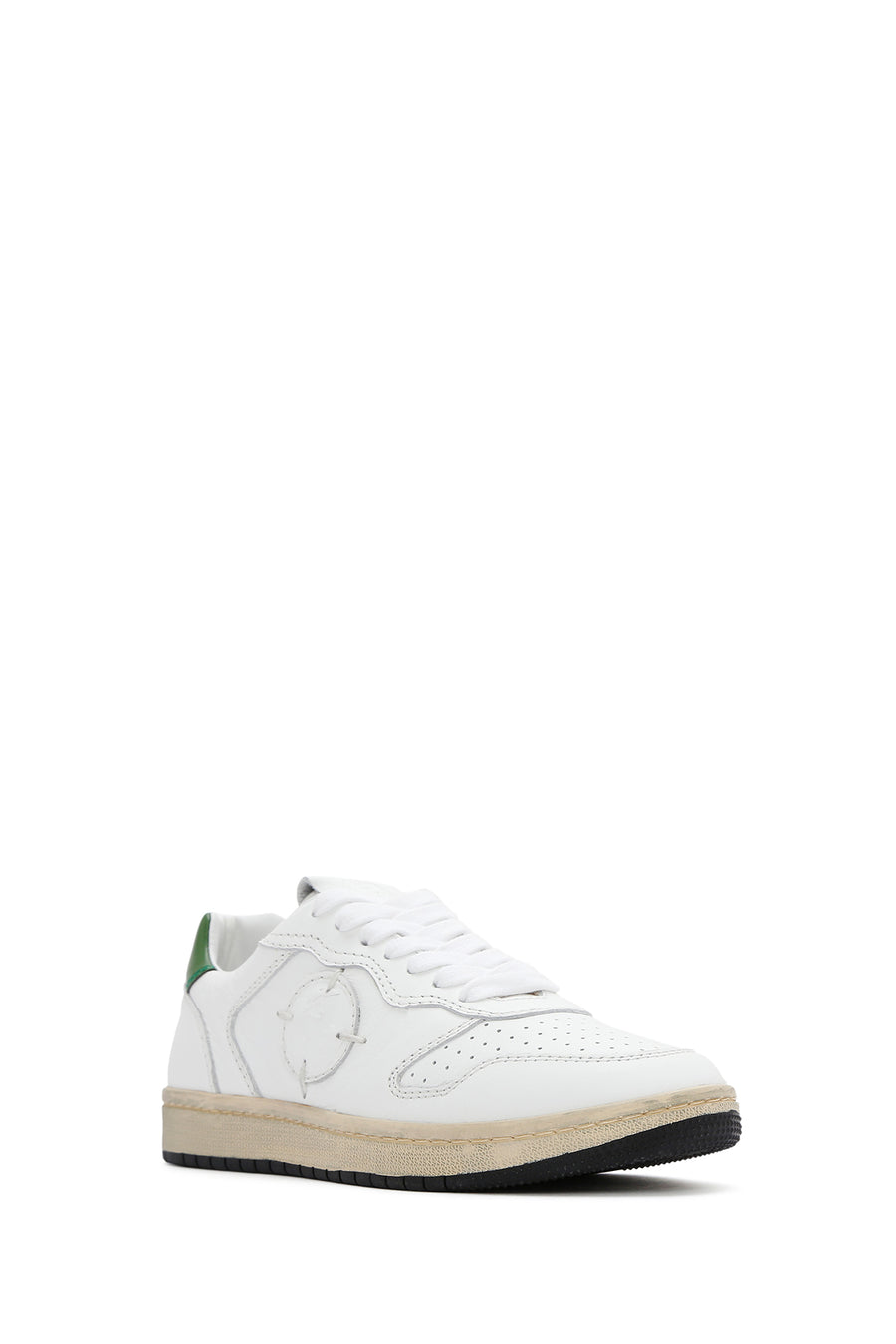 ACBC x DERİMOD Kadın Beyaz Bağcıklı Deri Sneaker