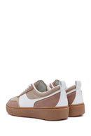 ACBC x Derimod Women's Pink Lace-Up Suede Sneakers | Derimod