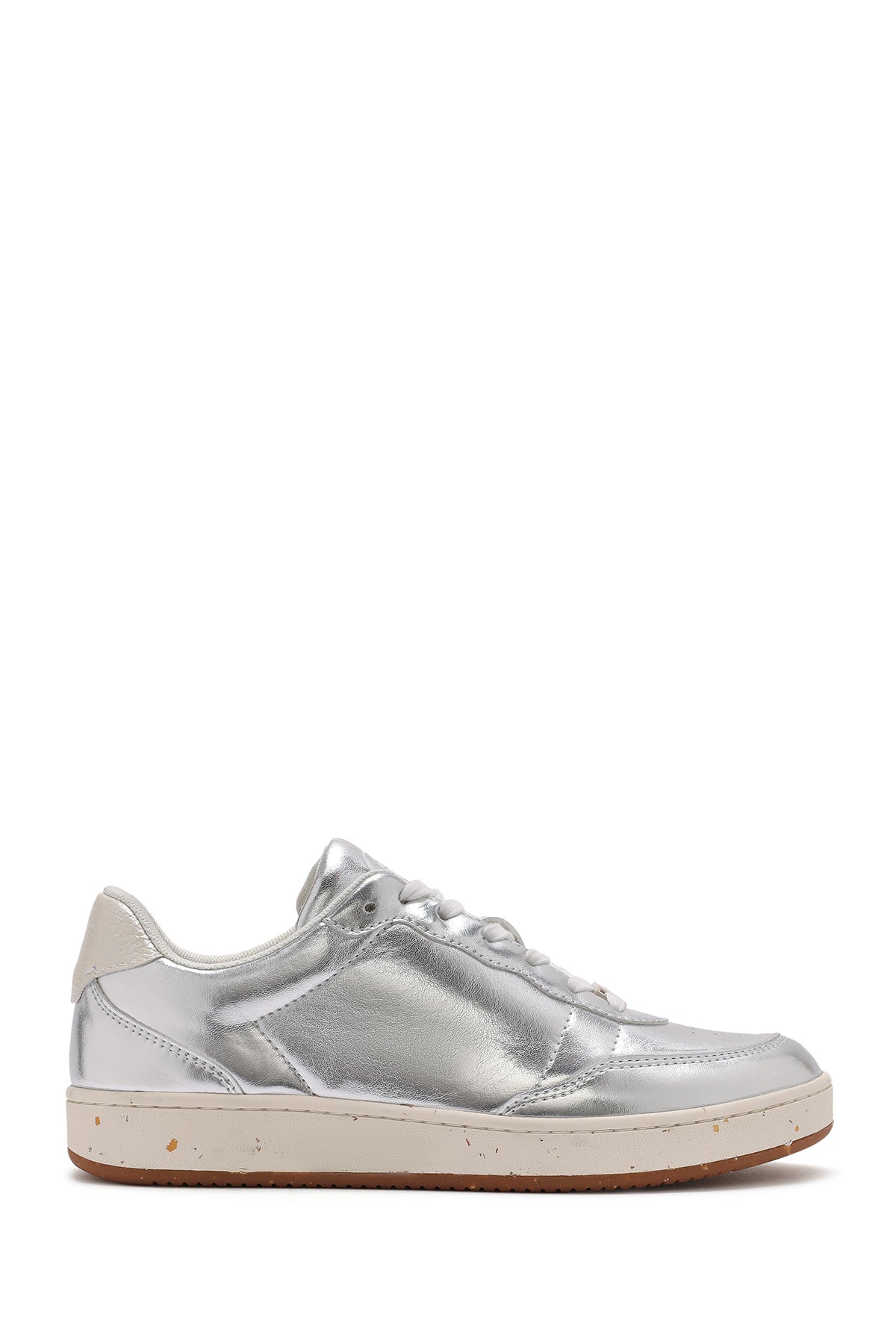 ACBC x Derimod Women's Grey Metallic Lace-Up Sneakers 25SFD4353SM | Derimod
