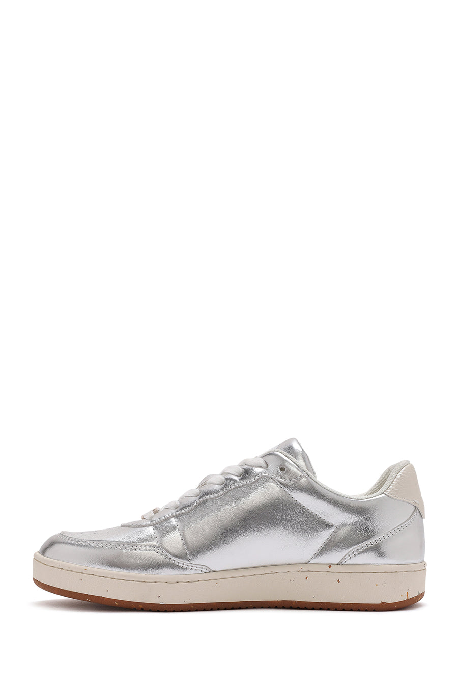 ACBC x Derimod Women's Grey Metallic Lace-Up Sneakers
