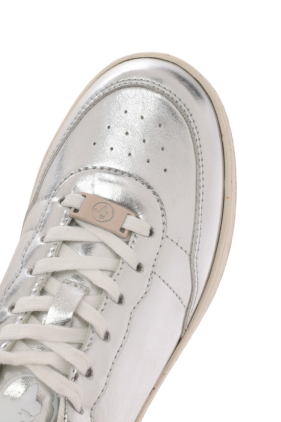 ACBC x Derimod Women's Grey Metallic Lace-Up Sneakers