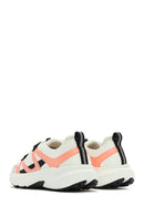 ACBC x DERİMOD Kadın Bej Bağcıklı Kalın Tabanlı Kumaş Sneaker | Derimod