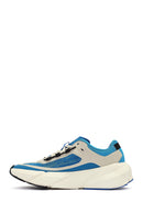 ACBC x DERİMOD Kadın Mavi Bağcıklı Kalın Tabanlı Sneaker | Derimod