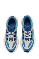 ACBC x DERİMOD Kadın Mavi Bağcıklı Kalın Tabanlı Sneaker | Derimod